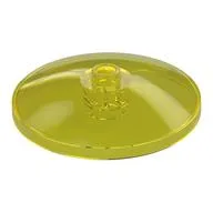 Dish 4 x 4 Inverted with Open Stud [Radar], Trans-Yellow