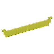Garage Roller Door Section without Handle, Trans-Yellow