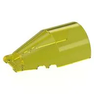 Windscreen 7 x 4 x 2 Round with Handle, Trans-Yellow