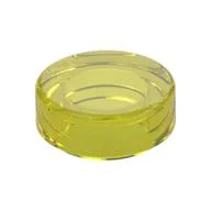 Tile Round 1 x 1, Trans-Yellow