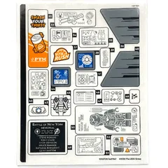 Sticker Sheet 2 for Set 76269-1, Trans-Clear