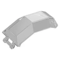 Windscreen 4 x 4 x 4 2/3 with Handle, Trans-Clear