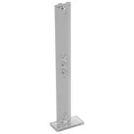 Support Half Round 2 x 4 x 13, Trans-Clear