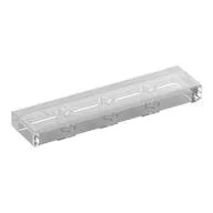 Tile 1 x 4 with Groove, Trans-Clear