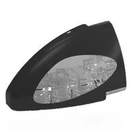 Technic Panel Round Corner 5 x 3 x 2 Right with Black Headlight Print, Trans-Clear