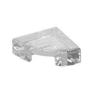 Tile Round 1 x 1 Quarter, Trans-Clear