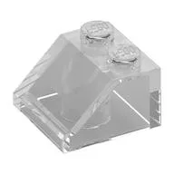 Brick Sloped 45° 2 x 2, Trans-Clear