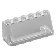 Windscreen 2 x 6 x 2, Thin Top, Trans-Clear