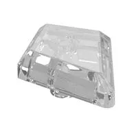 Tile Special 1 x 2 Diamond Plain, Trans-Clear