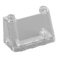 Windscreen 2 x 4 x 2, Trans-Clear