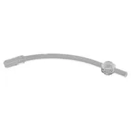 Bar Curved with Axle End and 1 x 1 Round Plate, Trans-Clear