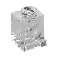 Brick Special 1 x 1 with Headlight, Trans-Clear