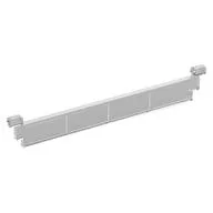 Garage Roller Door Section without Handle, Trans-Clear