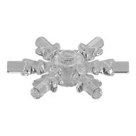Snowflake / Star 4 x 4, Trans-Clear