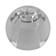 Helmet Round Sphere with Small Hole, Trans-Clear