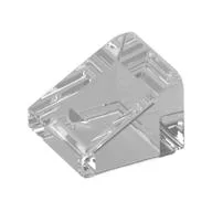 Brick Sloped 30° 1 x 1 x 2/3 (Cheese Slope), Trans-Clear