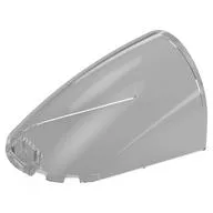 Windscreen Rounded 6 x 8 x 3 2/3, Trans-Clear