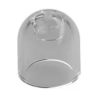 Helmet Dome, No Stud, Trans-Clear