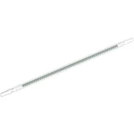 Flexible Ribbed Hose 8mm Ends 19L with Dark Green Centre Pattern, Trans-Clear
