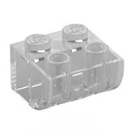 Brick Curved Inverted 2 x 2, Trans-Clear