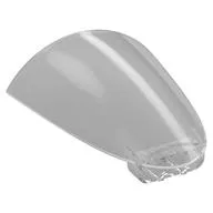 Windscreen, Motorcycle, 9 x 7 x 2 with 3L Beam on Underside, Trans-Clear