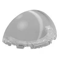 Dome 6 x 3 x 3 Half, Trans-Clear