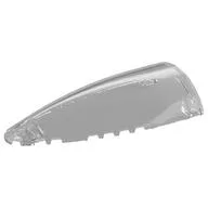 Windscreen Curved, Rounded 6 x 12 x 1 2/3, Trans-Clear