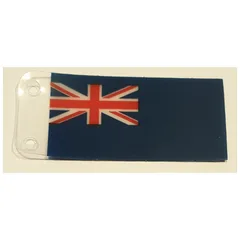 Flag, United Kingdom Royal Navy Reserve Blue Ensign, Trans-Clear