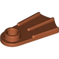 Minifig Footwear Flipper [Thick], Dark Orange
