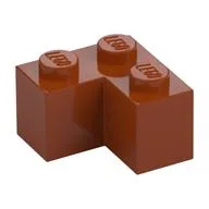 Brick 2 x 2 Corner, Dark Orange