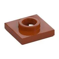 Turntable 2 x 2 Female, Dark Orange