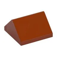 Brick Sloped 45° 2 x 2 Double, Dark Orange