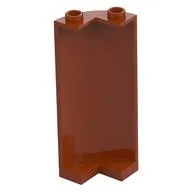 Cylinder Quarter 2 x 2 x 5 (Wall), Dark Orange