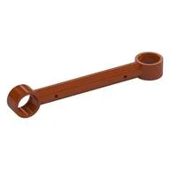 Technic Link 1 x 6 Perpendicular, Dark Orange