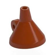 Hat / Funnel with Ring Handle (Tin Man), Dark Orange