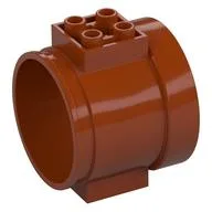 Tube, Slide Straight, Dark Orange