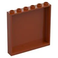 Panel 1 x 6 x 5, Dark Orange