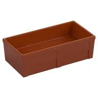 Duplo Container Box 2 x 4 (Horse Trough New Style), Dark Orange