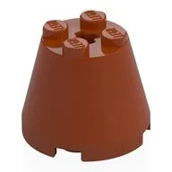 Cone 3 x 3 x 2, Dark Orange