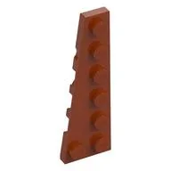 Wedge Plate 6 x 2 Left, Dark Orange