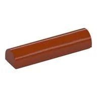 Brick Curved 1 x 4 x 2/3 Double, No Studs, Dark Orange