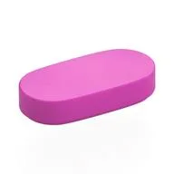Tile Round 1 x 2, Dark Pink