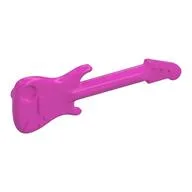 Musical Instrument Guitar Electric [Plain], Dark Pink