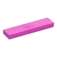 Tile 1 x 4 with Groove, Dark Pink
