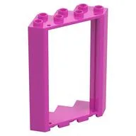 Door Frame 4 x 4 x 6 Corner, Dark Pink