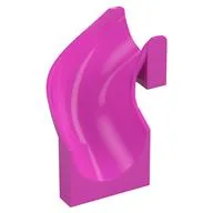 Slide Curved Left 90°, Dark Pink