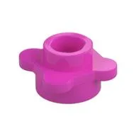 Plant, Flower, Plate Round 1 x 1 with 4 Petals, Dark Pink