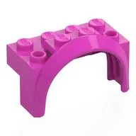 Wheel Arch, Mudguard 4 x 2 x 2 1/2, Dark Pink