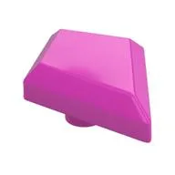 Tile Special 1 x 2 Diamond Plain, Dark Pink