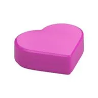 Tile 1 x 1 Heart, Dark Pink